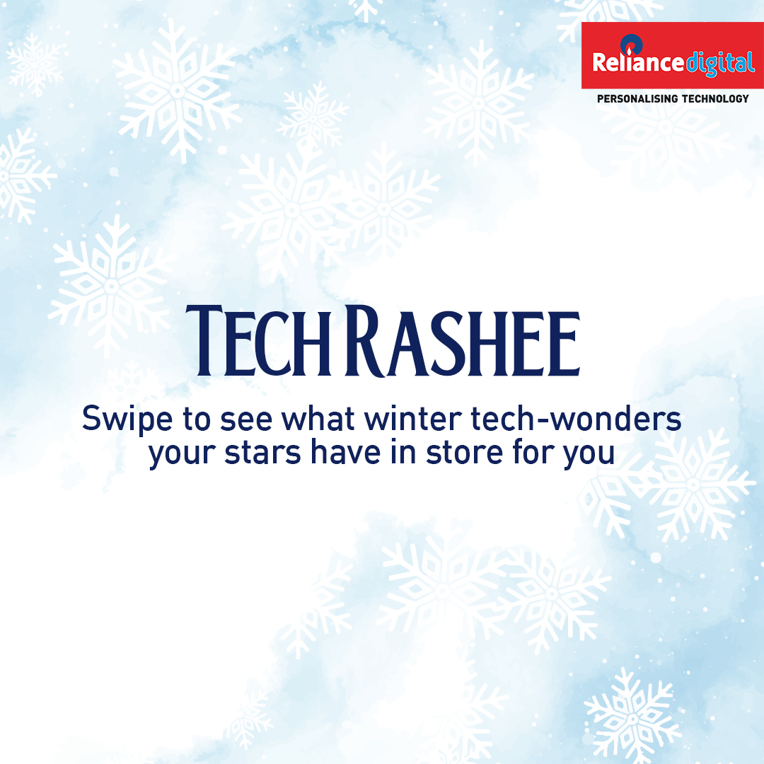 RelianceDigital's tweet photo. Embrace this winter with Reliance Digital's Zodiac tech forecast! Now that we’ve unveiled the perfect winter tech companions for your star sign, all that’s left is for you to head to your nearest store and make it come true.
#TechRashee #Reliance #RelianceDigital https://t.co/zMGA9GymGV