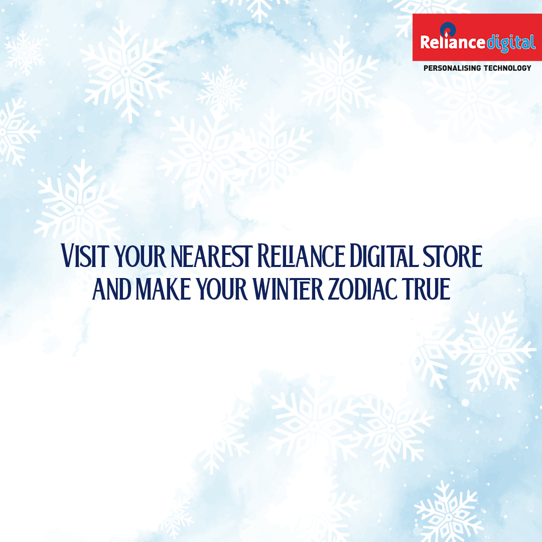 RelianceDigital's tweet photo. Embrace this winter with Reliance Digital's Zodiac tech forecast! Now that we’ve unveiled the perfect winter tech companions for your star sign, all that’s left is for you to head to your nearest store and make it come true.
#TechRashee #Reliance #RelianceDigital https://t.co/zMGA9GymGV