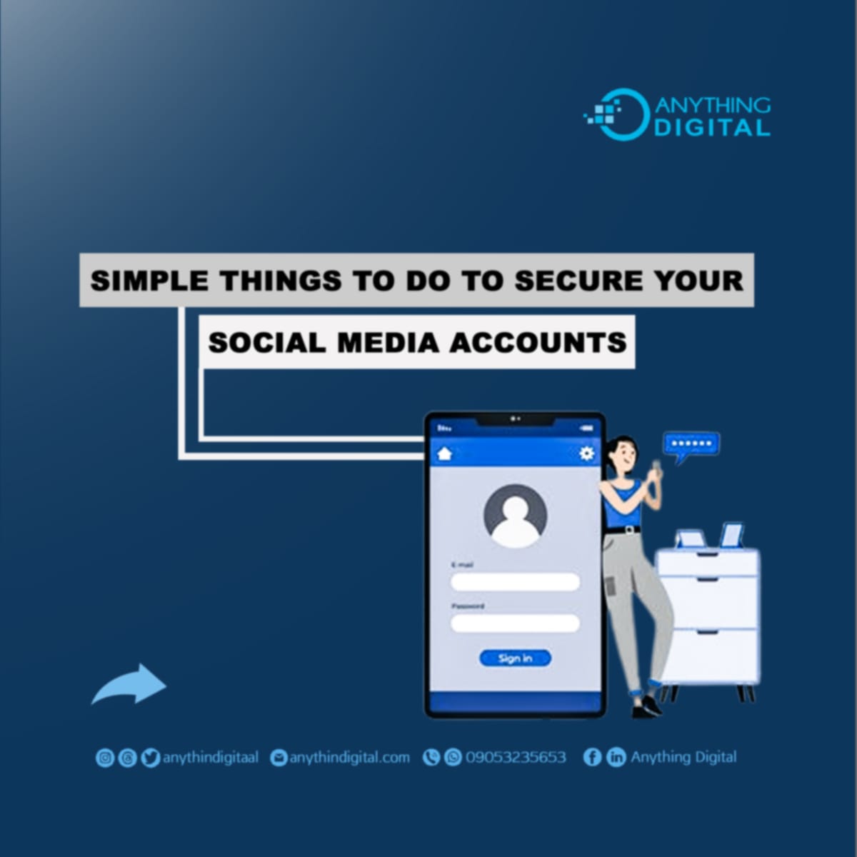 AnythinDigitaal's tweet photo. It’s the 5th slide for us😎
#socialmedia #digitalmarketing #anythingdigitaal #anythingdigital #anythindigitaal #secure #accountsecurity https://t.co/GNBGDnTq0S