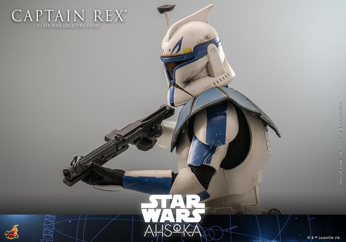 Mando3Updates's tweet photo. Hot toys @hottoysofficial has announced a brand new Captain Rex figure from ‘Ahsoka’.
#TheMandalorian #bobafett #grogu #ahsoka #starwars #thrawn #SabineWren #sabine #HeraSyndulla #droidchopper #huyang #anakin #thrawn #ezra https://t.co/CmxnOjOepc