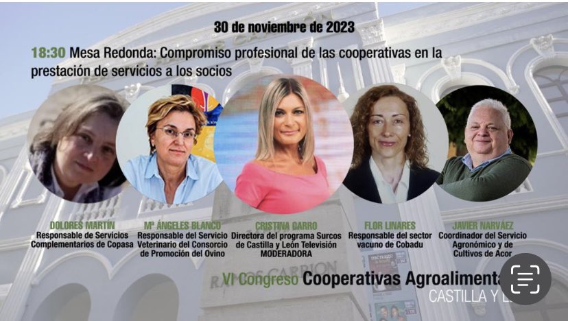 Nos vemos en Zamora en un ratito👇👇👇👇👇👇👇👇👇👇👇👇
<a href="/urcacyl/">Urcacyl. Cooperativas agroalimentarias CyL</a> <a href="/cobadu_coop/">Cobadu</a> @ACOR_COOP #copasa #consorciodePromociónDelOvino #CongresoCooperativas #congresoUrcacyl #Zamora #teatroRamosCarrión