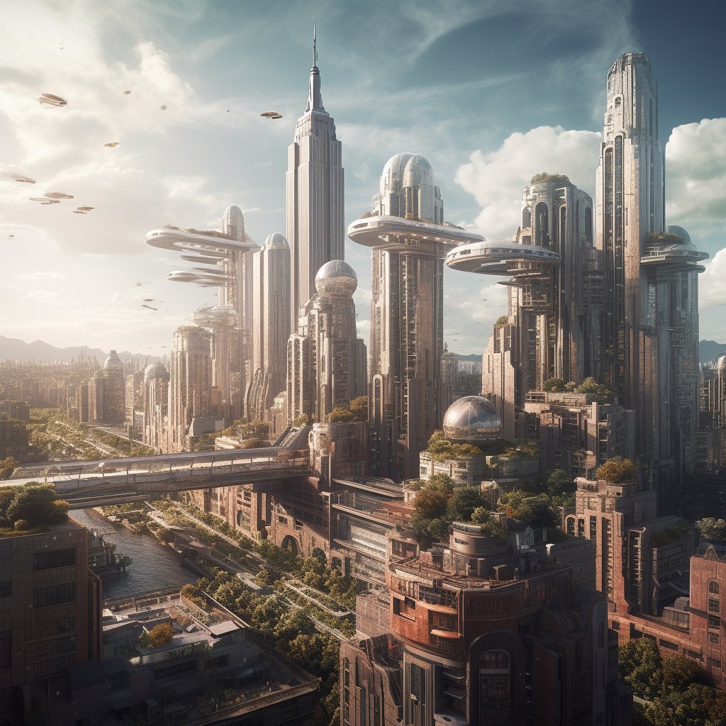 geminigooglecom's tweet photo. Welcome to New York, reimagined for the future! ๐๏ธโจ Sky-high towers, lush greenery, and flying vehicles โ this AI-generated vision takes the Big Apple to new heights. What's your take on this metropolitan masterpiece? #FutureNYC #Cityscape #AIart #NewYorkCity #NewYork https://t.co/lNp9eQFPv1
