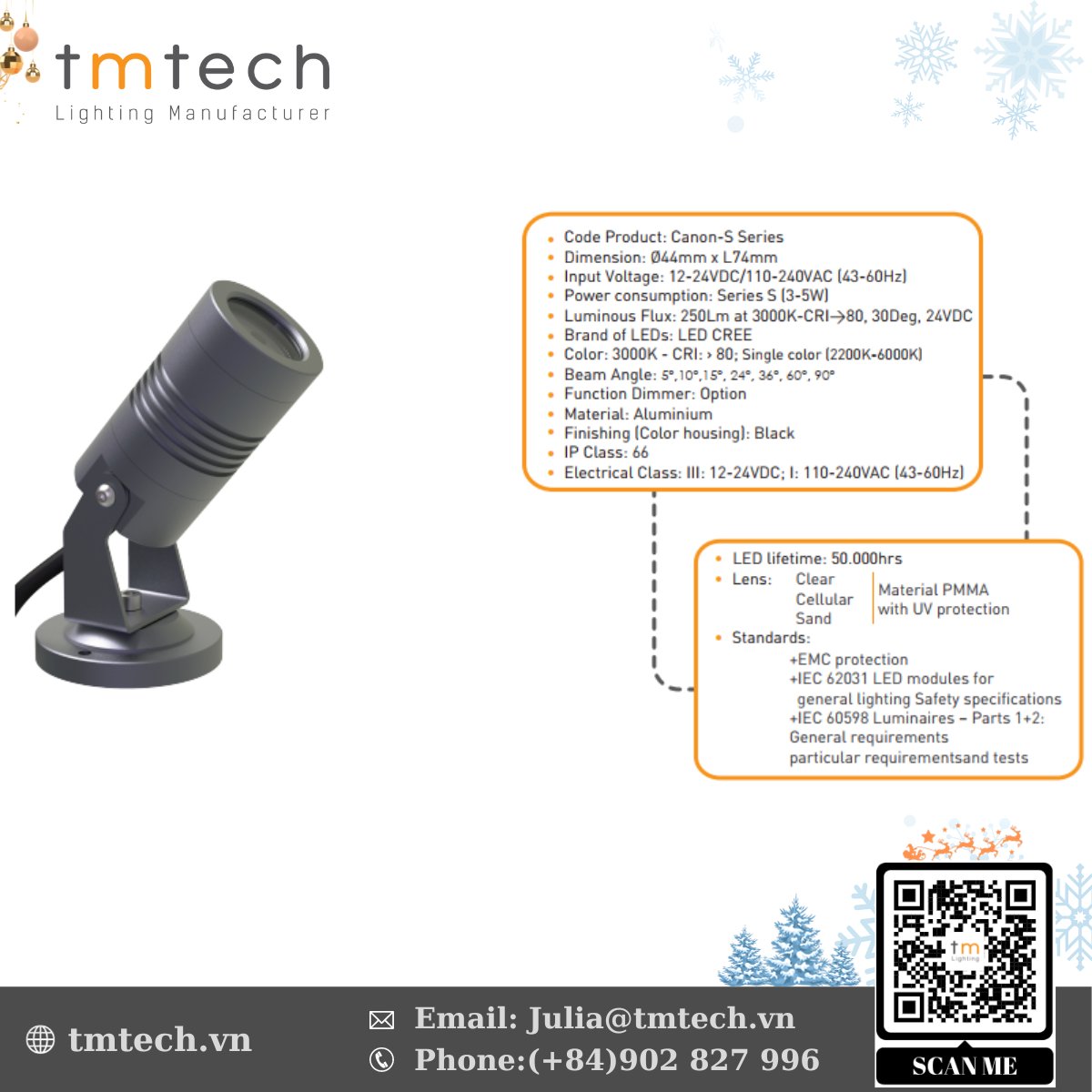 juliaTMT's tweet photo. The ⚡️CANON-SERIES⚡️ is one of the best-selling products at TMTech Lighting, particularly during the holiday season 🌈

🌐 You are welcome to check our website: https://t.co/JZLSwY96HH to get more product info

Contact:
📭 Email: Julia@tmtech.vn
📲 Whatsapp/Zalo: +84 902 827 996 https://t.co/JYwFsR6EQv