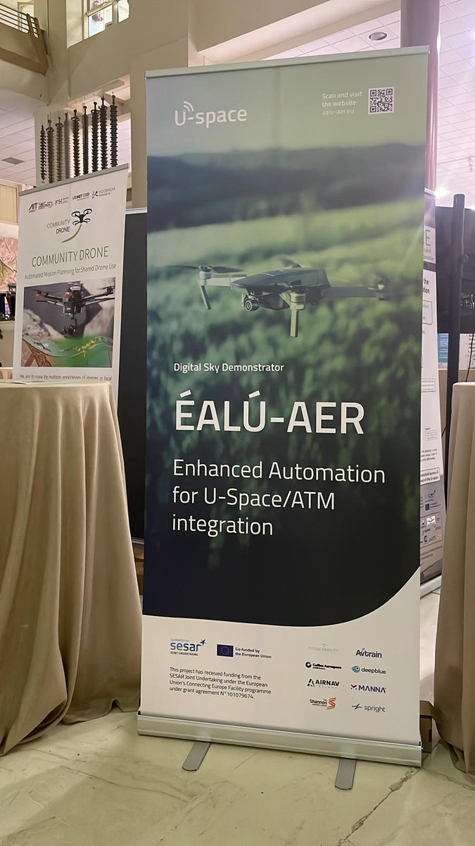 💫From impactful #demonstrations to the harmonised deployment of #Uspace and discussions on #UrbanAirMobility – these days at the <a href="/SESAR_JU/">SESAR JU🇪🇺✈️</a> Innovation Days in Sevilla 🇪🇸 have been filled with enriching insights!

Excited for the final day – join us for more! 🙌