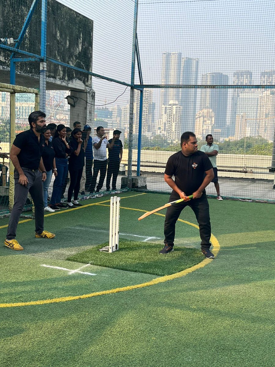 SetuIndia's tweet photo. 🏏 Setu Nutrition Box Cricket Tournament, Mumbai! 🏆 Teams battled fiercely in 5-over matches. Congrats to our trophy winners and kudos to Bhavesh &amp; Amir, the standout Best Bowlers! 🏅🎳 Thanks for the teamwork and memorable moments. 💪🤝 #CricketFever #SetuCricket #SetuNutrition https://t.co/mQSHRemg3Z
