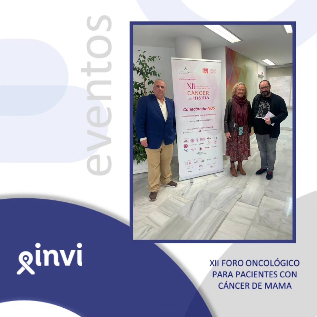 asociacioninvi's tweet photo. Ayer tuvo Lugar en Sevilla el XII FORO ONCOLÓGIGO PARA PERSONAS CON CÁNCER DE MAMA organizado por la Fundación @actitud_cancer.

Nuestro representate en Sevilla, @chemagar hizo su intervención narrando su propia historia como paciente de #cáncerdemama. https://t.co/CSkv22kUzg