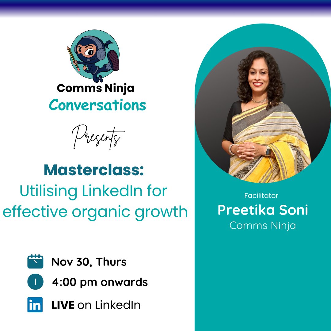 Unlock the full potential of LinkedIn for your organisation! Join our masterclass and gain invaluable insights on maximizing your impact organically.
linkedin.com/events/commsni…