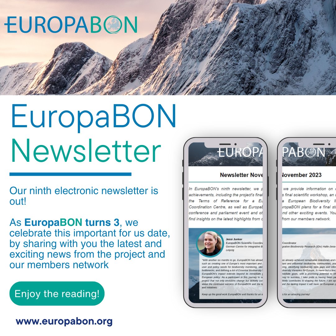 🎉EuropaBON turns 3⃣! And what a better way to celebrate this occasion, than with the release of our ninth electronic newsletter! 🙏Thank you for continuously support us and helping us achieve our goals! 🤳Happy exploring: europabon.org/?page_id=1886