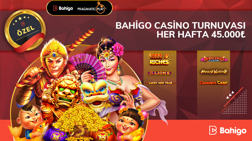 #Bahigo Slot turnuvalarımız, her ay değişecek temalı oyunlarıyla artık her hafta Perşembe ve Cuma günleri sizlerle buluşuyor. Her hafta 45.000₺'lik ödül havuzuna hemen ortak olun!
