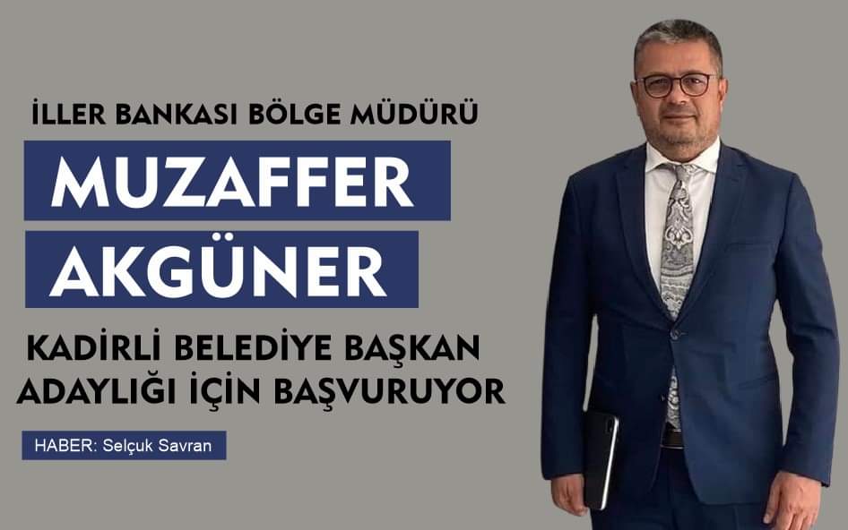 selcuk_savran's tweet photo. SİYASİ KULİSLERE BOMBA GİBİ DÜŞEN GELİŞME 

İller Bankası Adana bölge Müdürü olan Başarılı bürokrat Muzaffer Akgüner, 31 Mart yerel seçimleri için MHP'den Kadirli Belediye Başkan Aday Adayı oluyor. HABER : Selçuk Savran https://t.co/ETNvwDlGQL
