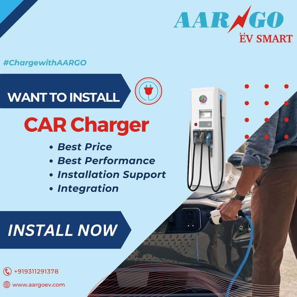 AargoEV's tweet image. Empower your ride with a sleek  , new EV charger installation. 
.
.
.
.

#aargoevsmart #chargingstation #chargingsolutions #chargewithus