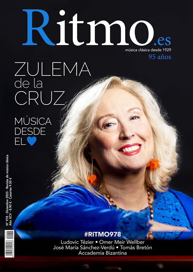 RevistaRITMO's tweet photo. Ya tenemos número de #Diciembre con la compositora Zulema de la Cruz en portada #Ritmo978
Entrevistas🎙️ @TezierLudovic #OmerMeirWellber @jmsanchezverdu
Grabaciones @AccademiaBizant @MaestroTrevino etc
Opinión, ensayos, grandes firmas, críticas... ⬇️⬇️
https://t.co/wbSNP9r6eo https://t.co/K6cE2KKDwJ