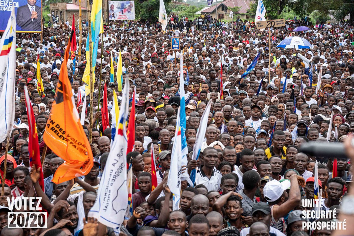 celeste_fficiel's tweet image. Hier à #Buta sous une pluie de bénédiction la population porte son choix sur le ticket gagnant #Fatshi20 ✌🏼
#FatshiBéton #Fatshi