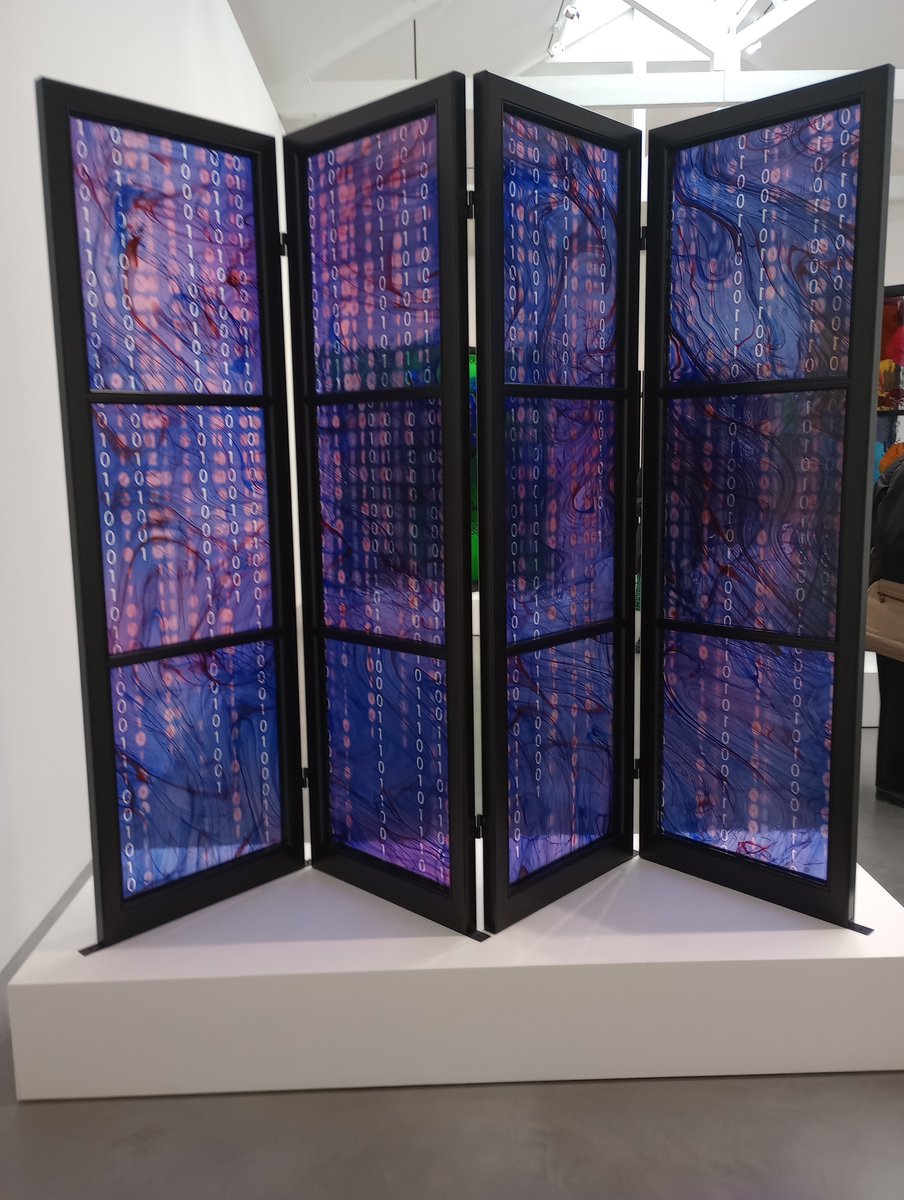 STA_ORG's tweet image. Free entry to 1 Newport Street Gallery, London SE1, owned by Damien Hirst for a fab exhibition by UK stained glass supremo Brian Clarke. This piece is a four-panel screen entitled 'The Illusion of Logic'. Just the thing for #TechnicalAnalysts.