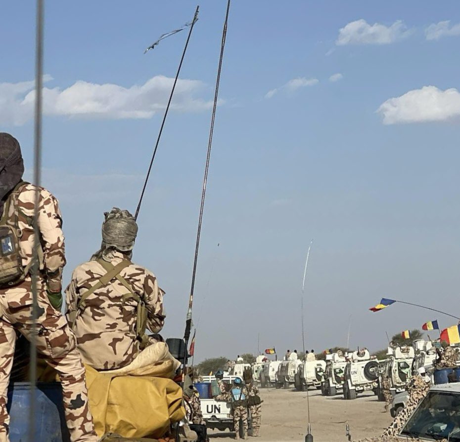 alwihdainfo's tweet photo. #Tchad : ce 30 novembre 2023, le général Abakar Abdelkerim Daoud, chef d’état-major général des armées, est arrivé à Rig-Rig pour accueillir plus d’un millier de casques bleus tchadiens de la MINUSMA, après leur mission au Mali. https://t.co/pXY34rJpVj