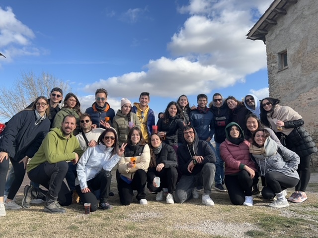 BiomaterialsUPC's tweet photo. Last weekend, numerous members of the BBT celebrated a "castanyada" near Vic. Because life is much more than performing essays and spending time in the laboratory or in front of the PC!! 🌰⛰️❄️☀️ https://t.co/2eHWLRvQ2Q