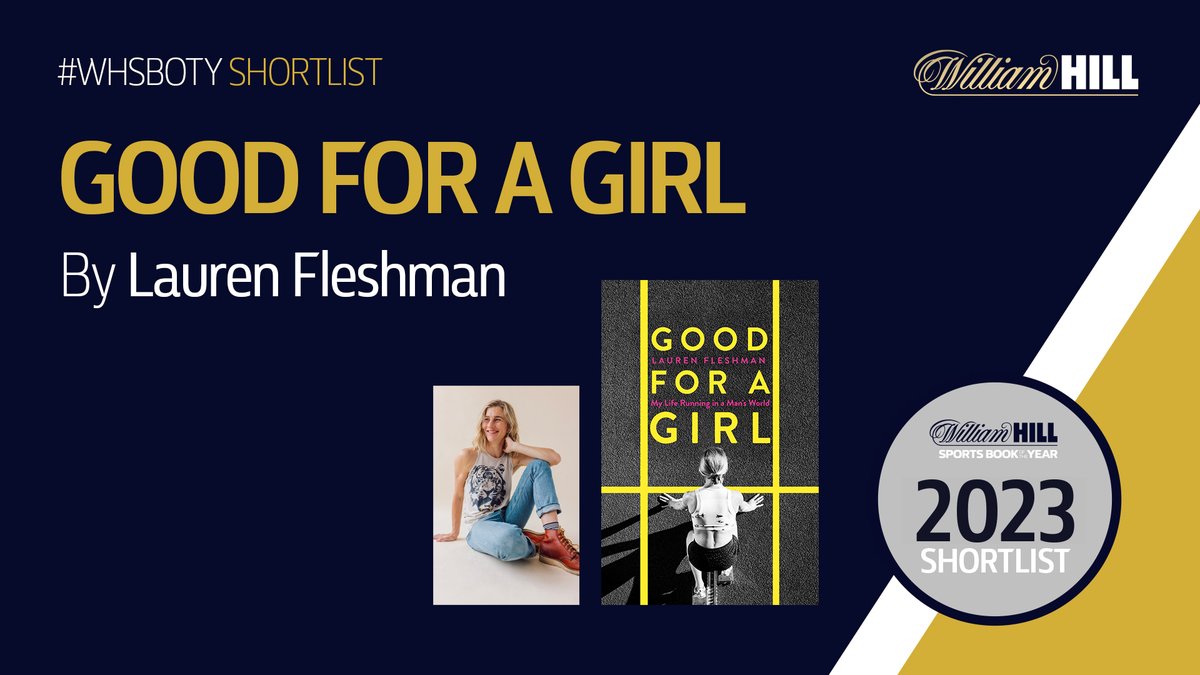 ViragoBooks's tweet photo. Good luck to @LaurenFleshman at the William Hill Sports Book of the Year 2023 awards today. #GoodforaGirl is Lauren's story of falling in love with running, battling devastating injuries and self-doubt, and daring to fight for a better way for female athletes. #WHSBOTYSHORTLIST https://t.co/QIvBS0WW8B