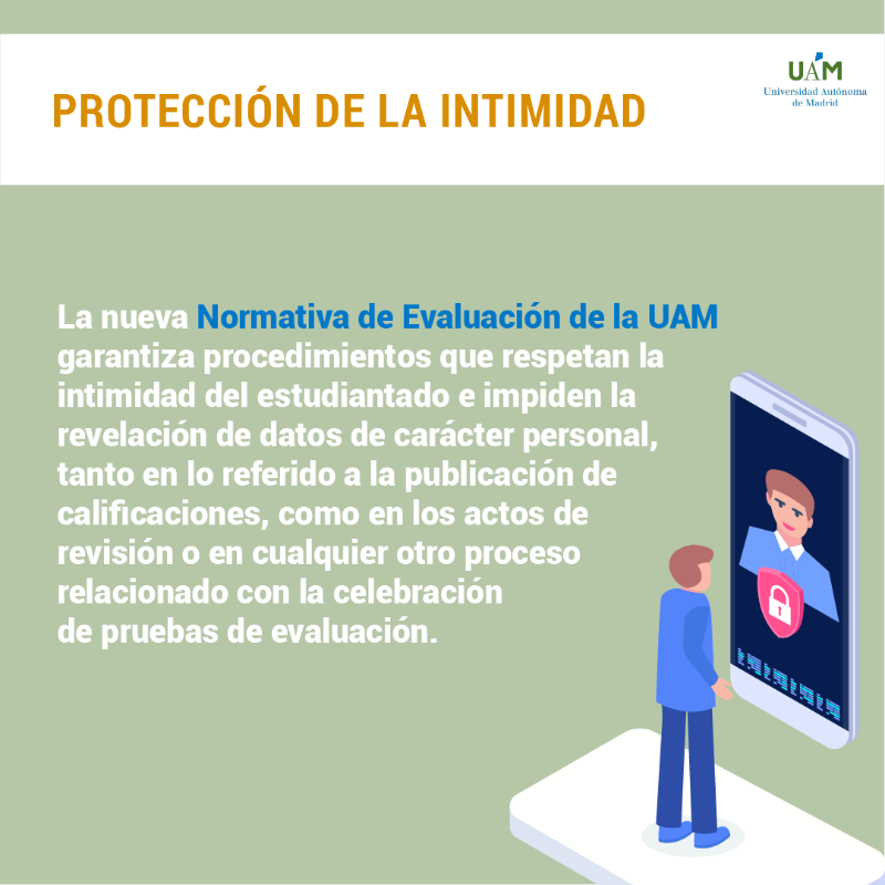 UAM_Madrid's tweet photo. #NormativaEvaluaciónUAM | Protección de la intimidad

La nueva Normativa de Evaluación garantiza la protección de los datos personales respecto al proceso de evaluación y las calificaciones de los estudiantes.

Consulta la normativa completa 👇