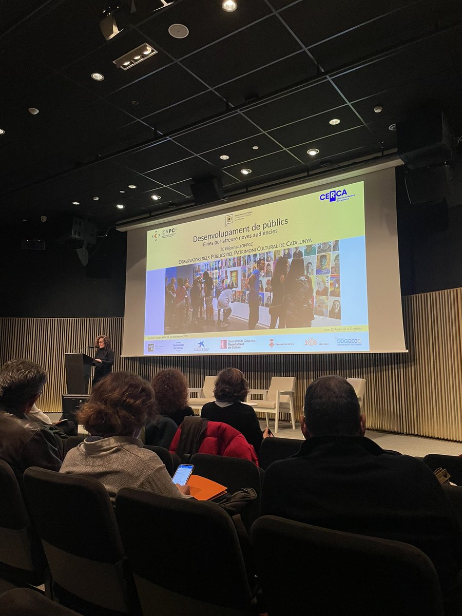 Avui en la 8a Jornada de l’Observatori dels públics del Patrimoni Cultural de Catalunya, descobrint eines per atreure noves audiències.