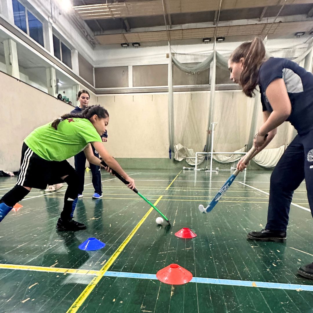 Our partnership with @spencer_lynx, Heathmere Primary, Alton Primary and Roehampton Church School is now in full swing. Run by Head of Hockey, Ms Bennet and Sixth Form volunteers, the new club aims to improve pupil confidence and fitness. #schoolstogether #powerofpartnerships