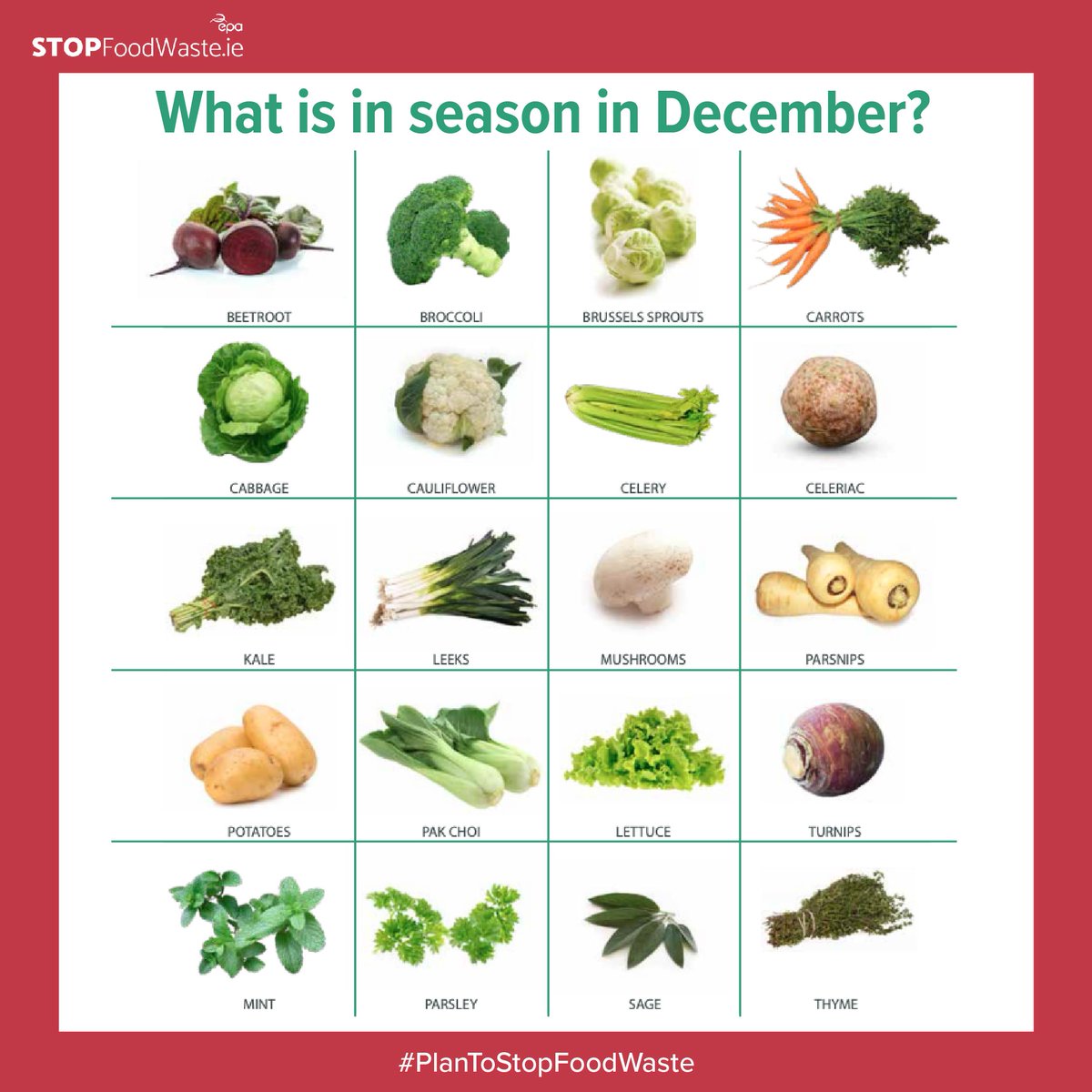 Stop_Food_Waste's tweet photo. What’s in (festive) season?

Get better for less when you shop locally grown produce this season! 🎄

Download, save or screengrab our December seasonal guide. https://t.co/gBDIC1B0hU