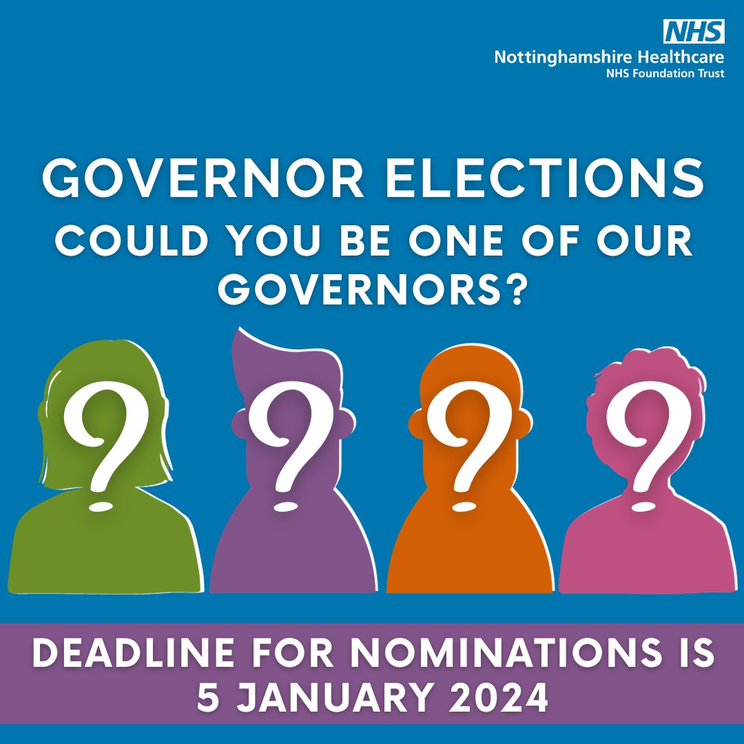 NottsHC Governors (@nottsgovernors) on Twitter photo Nominations open tomorrow for our <a href="/NottsHealthcare/">Nottinghamshire Healthcare</a> governor elections. We have public and staff vacancies. To find out more information and complete a nomination form online visit: cesvotes.com/NOTHelection20… Nominations open tomorrow for our <a href="/NottsHealthcare/">Nottinghamshire Healthcare</a> governor elections. We have public and staff vacancies. To find out more information and complete a nomination form online visit: cesvotes.com/NOTHelection20…