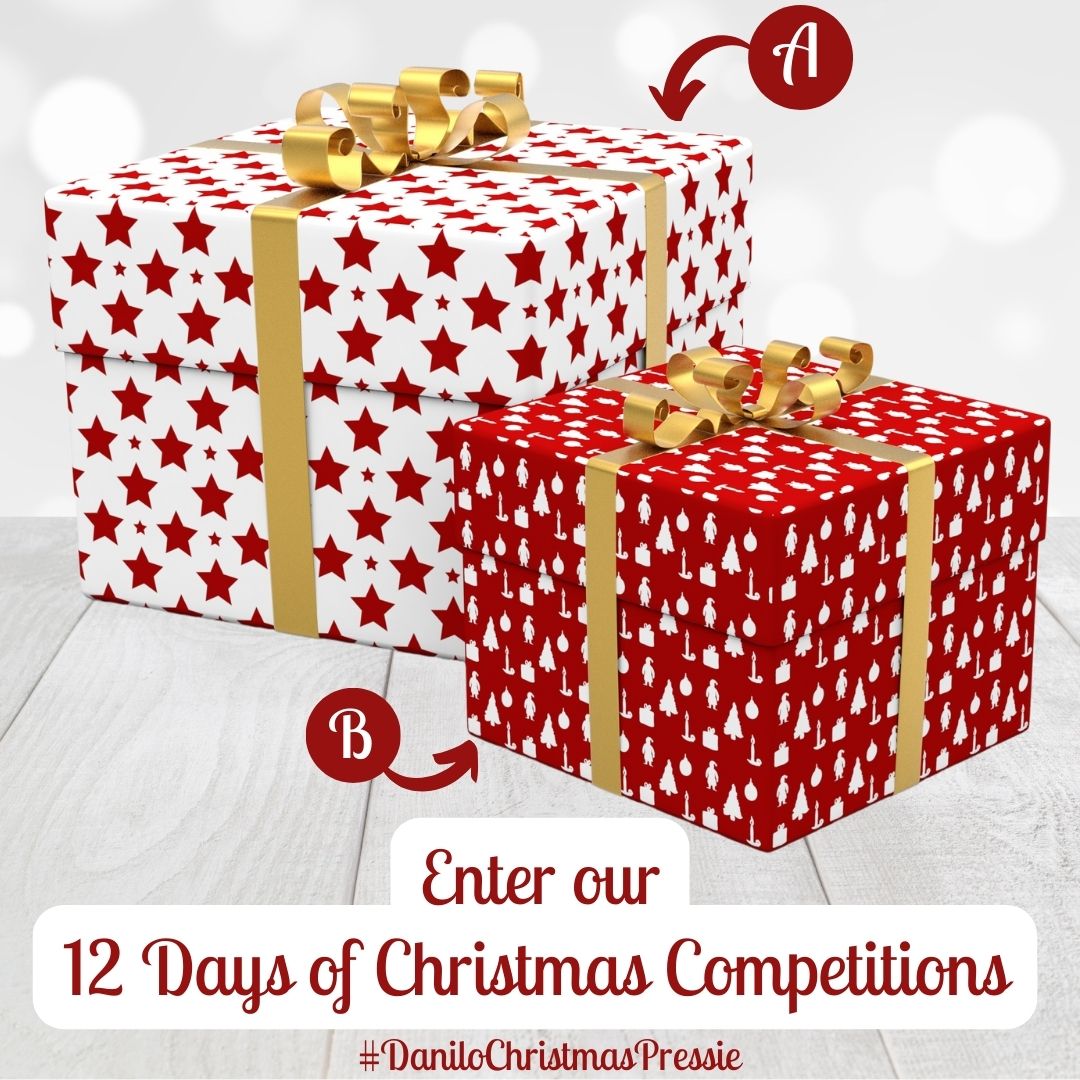 Play our #12daysofChristmas⁠ ⁠#Game every day till 12th December: Vote Present A or B via comments at 5pm we will look inside the present with the most votes to reveal a prize for the winner #DaniloChristmasPressie 🎁