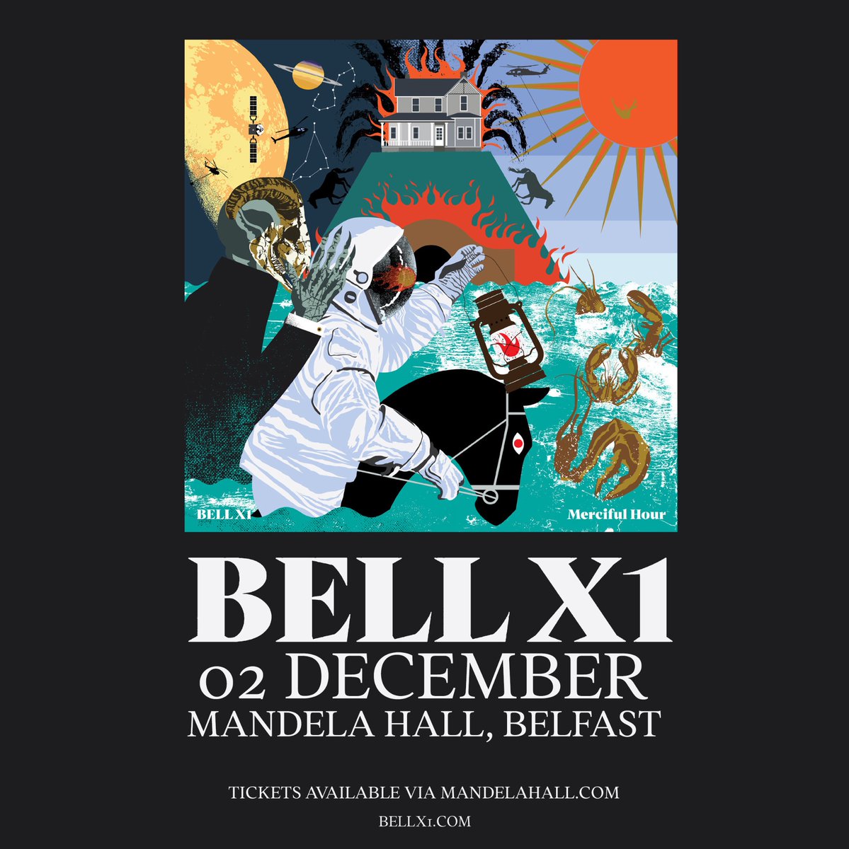 This Saturday! @BellX1 kickstart a month of all-Irish live acts in Mandela hall. Remaining tickets available from Mandelahall.com