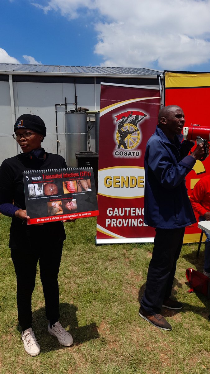 _cosatu's tweet photo. #PSI encourages all homeless people to come over and make tests on #HIV/AIDS and other diseases #CheckaImpilo @SABCNews #WorldAIDSDay https://t.co/wzbVWMlRJG
