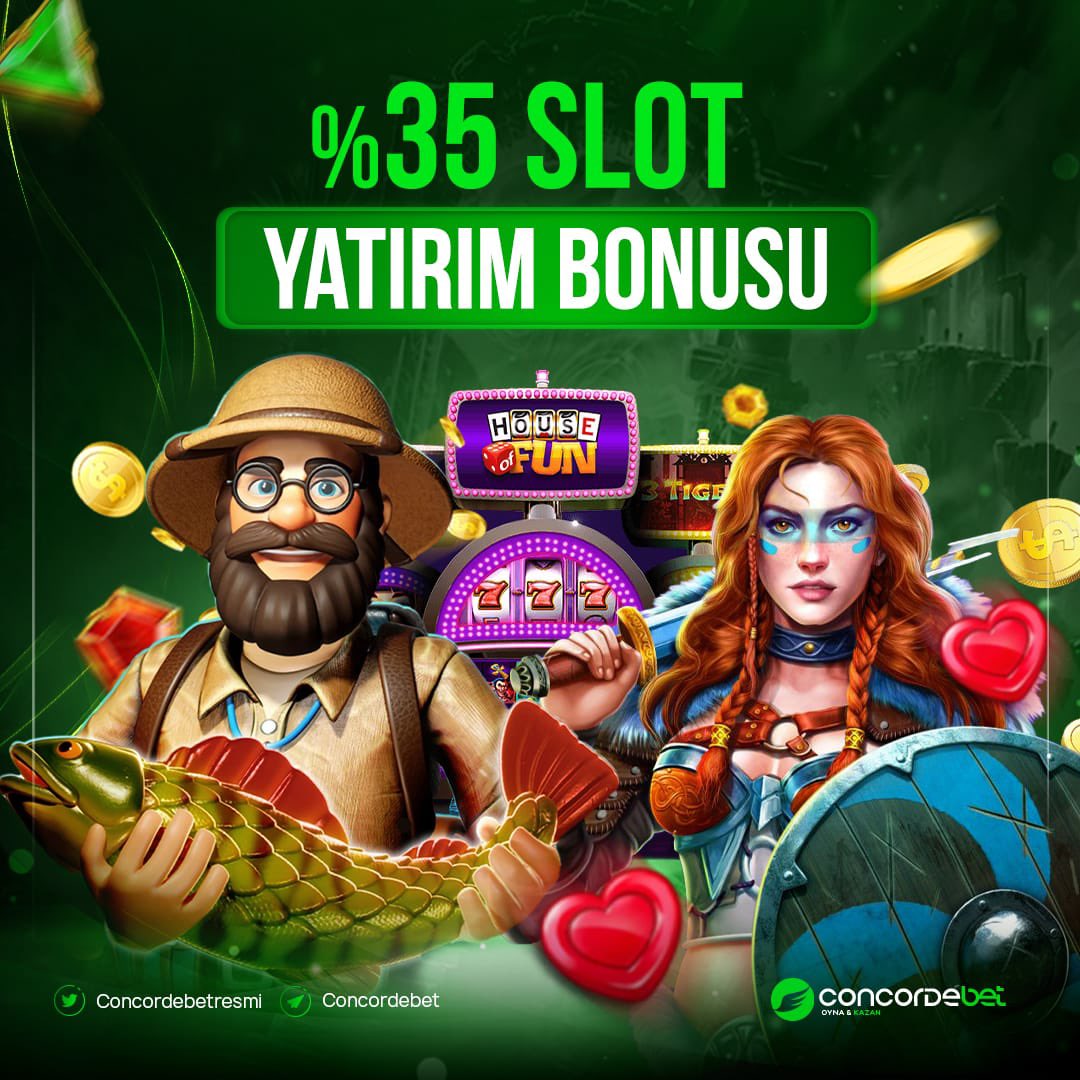 🎰 Heyecanı artırmak için %35 Slot Yatırım Bonusu sizleri bekliyor! 

🚀 Hemen yatırım yapın ve kazancınızı katlayın. 

Detaylar için sitemizi ziyaret edin. #SlotBonusu #Kazanç #Casino 

🔗 cutt.ly/concordesosyal