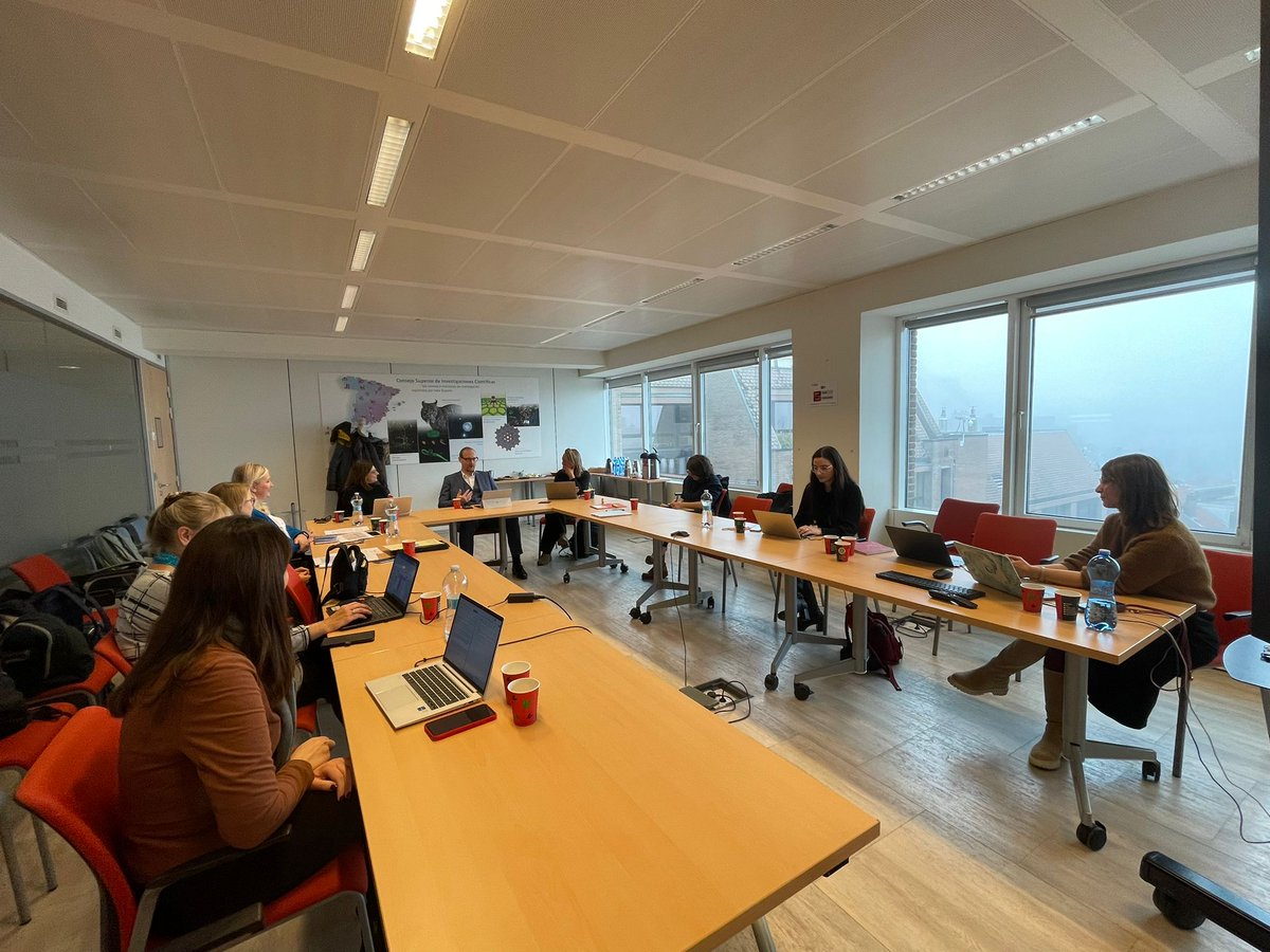 🚀🔥Exciting morning at the YERUN Policy Platform meeting with Theresia Feldmann, research attaché at <a href="/BelgiumEU/">EUMarketing</a>, and <a href="/sergejmozina/">sergej možina</a>, counsellor for research at <a href="/SLOtoEU/">Slovenia to the EU</a> and co-chair of the ERA Forum! 

And thrilled to have our President <a href="/UiT_DagRune/">Dag Rune Olsen</a>  with us 🤩