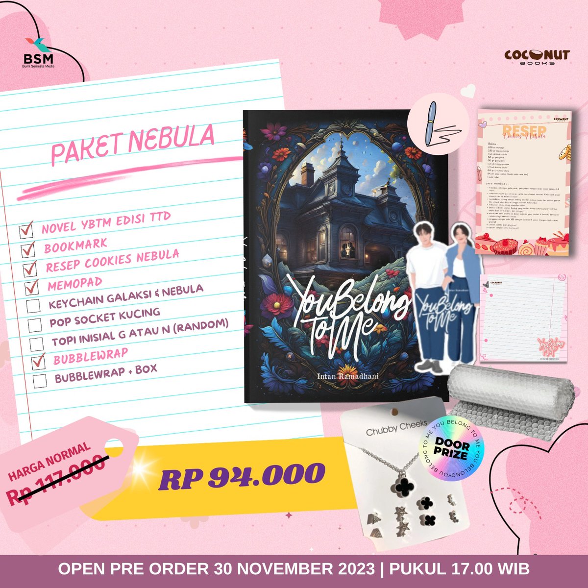linibuku's tweet photo. Pre Order novel YOU BELONG TO ME karya @seblakwetiau udah bisa di checkout di Linibuku sekarangggg 🥰

Langsung klik disini 🥳
📙 https://t.co/2jfOQf1smN
📗 https://t.co/BokkHO6MWl

Bisa COD, FREE ONGKIR, bisa REQUEST tanggal kirim juga ^^
_
@coconutbooks_ ✨ https://t.co/eIWiHqI7yJ