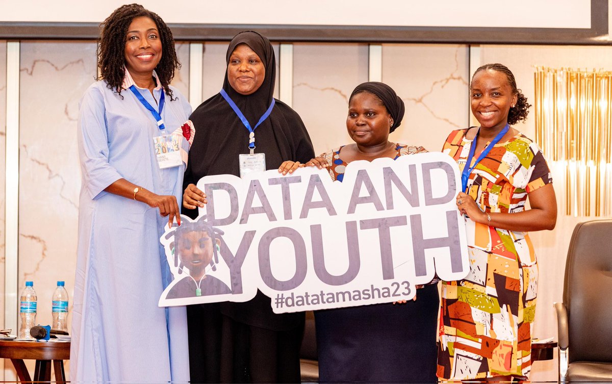 📣#DataTamasha2023 | Ms. Somoe Mkwachu of <a href="/dLabTz/">dLab Tanzania</a> suggested that, in order to  empower youth on addressing  data challenges, a collaboration between data producers and data users is important in simplifying and  facilitate  data  access.

Follow: bit.ly/DT23Day2