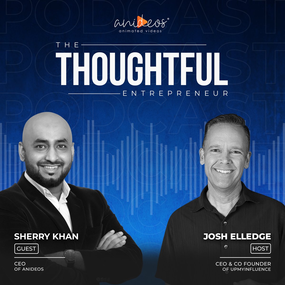 Anideos is thrilled to share a very recent impactful podcast of our CEO, Sherry Khan, with @joshelledge.

Delve with us into the transformative impact of animation on effective communication.

#anideos #animations #UpMyInfluence #TheThoughtfulEntrepreneur #Podcast