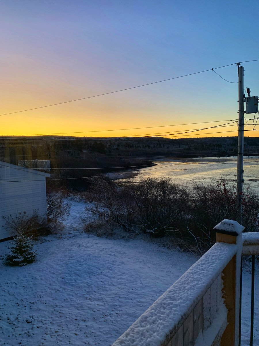 GrayMarker99's tweet photo. Good morning. A little sprinkle ❄️❄️ overnight and it looks like it’s going to be a beautiful day!
Have a good one!
#marksbackyard #nlwx #ShareYourWeather https://t.co/HTdrLF4W7T