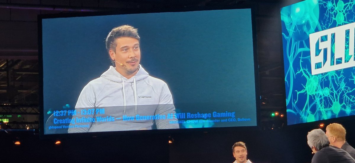 Generative AI will change the gaming industry with players looking for deep and rich games...it will help create unseen gaming experiences &amp; boost fantasy... but today it's about risk mitigation for gaming companies to use GenAI #Slush #Gaming #AI #Slush2023