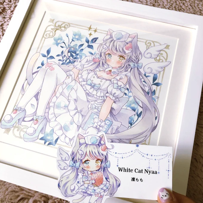 12/2(土)-11(月) Gallery glad.さんで開催する We loveコピック展2にボックス参加します額装原画1点看護師さんアクキー6種新刊「White」ポストカードを置いて頂きますお近くの方は是非足を運んでくださると嬉しいですよろしくお願いします #ラブコピ展2 