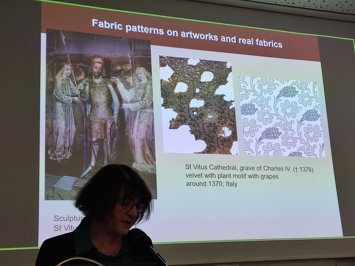 Another fascinating paper by 
Dr Milena Bravermanová
and Dr Helena Březinová
👉 Clothes, Fabrics & Royals, Dynasties at the Prague castle
#middleages #earlymodernperiod