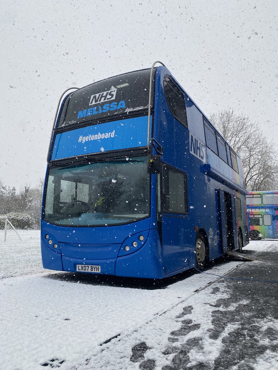 nestfig's tweet photo. Snows coming down thick and fast but the bus inside is warm - hope the elves haven’t been up to too much mischief #UKNESN23 https://t.co/DMJx2dw8Gd