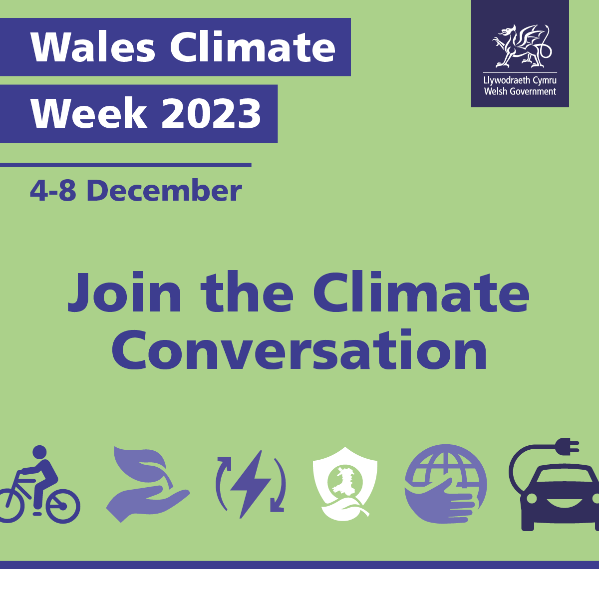 Join us for the opening day of the virtual #WalesClimateWeek conference on Mon 4th Dec!

We'll be speaking on:
🌐Global Lessons: Navigating a Just Transition
🎨Culture, Creativity &amp; Climate Change
🗣️Public Sector Climate Change Leadership
Link to register: climateweek.gov.wales