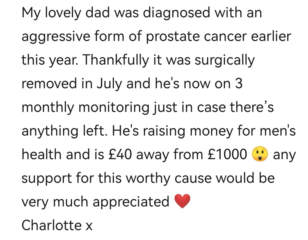 Personal tweet (X...?)... Any support hugely appreciated ❤️ uk.movember.com/mospace/150006…