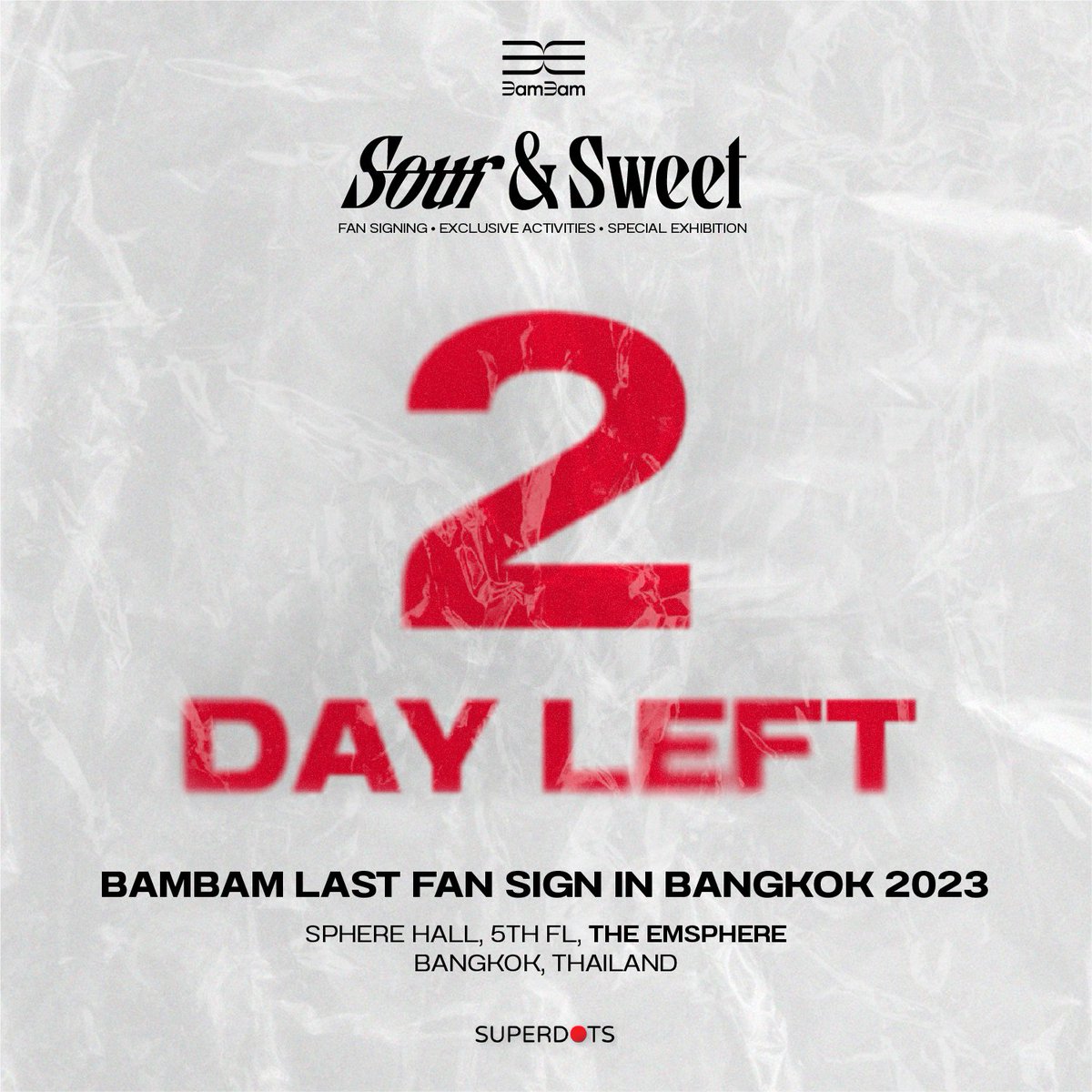 BamBam Last Fan Sign in Bangkok 2023 tweet media