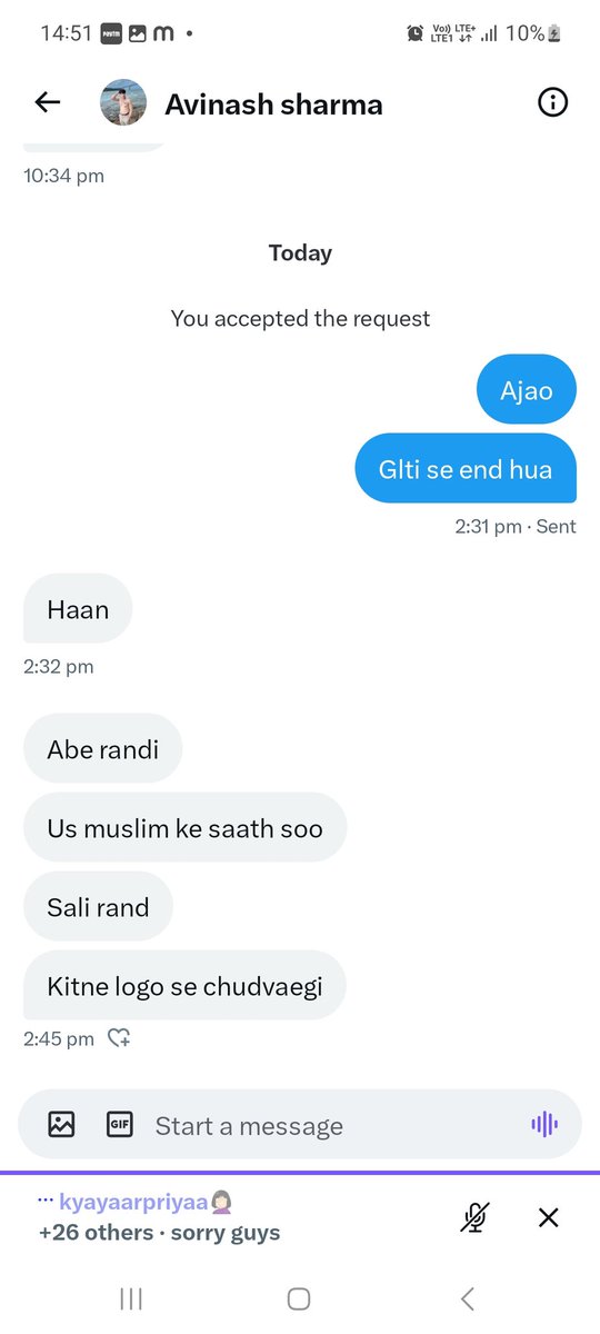 kyayaarpriyaa🤦🏻‍♀️ tweet media