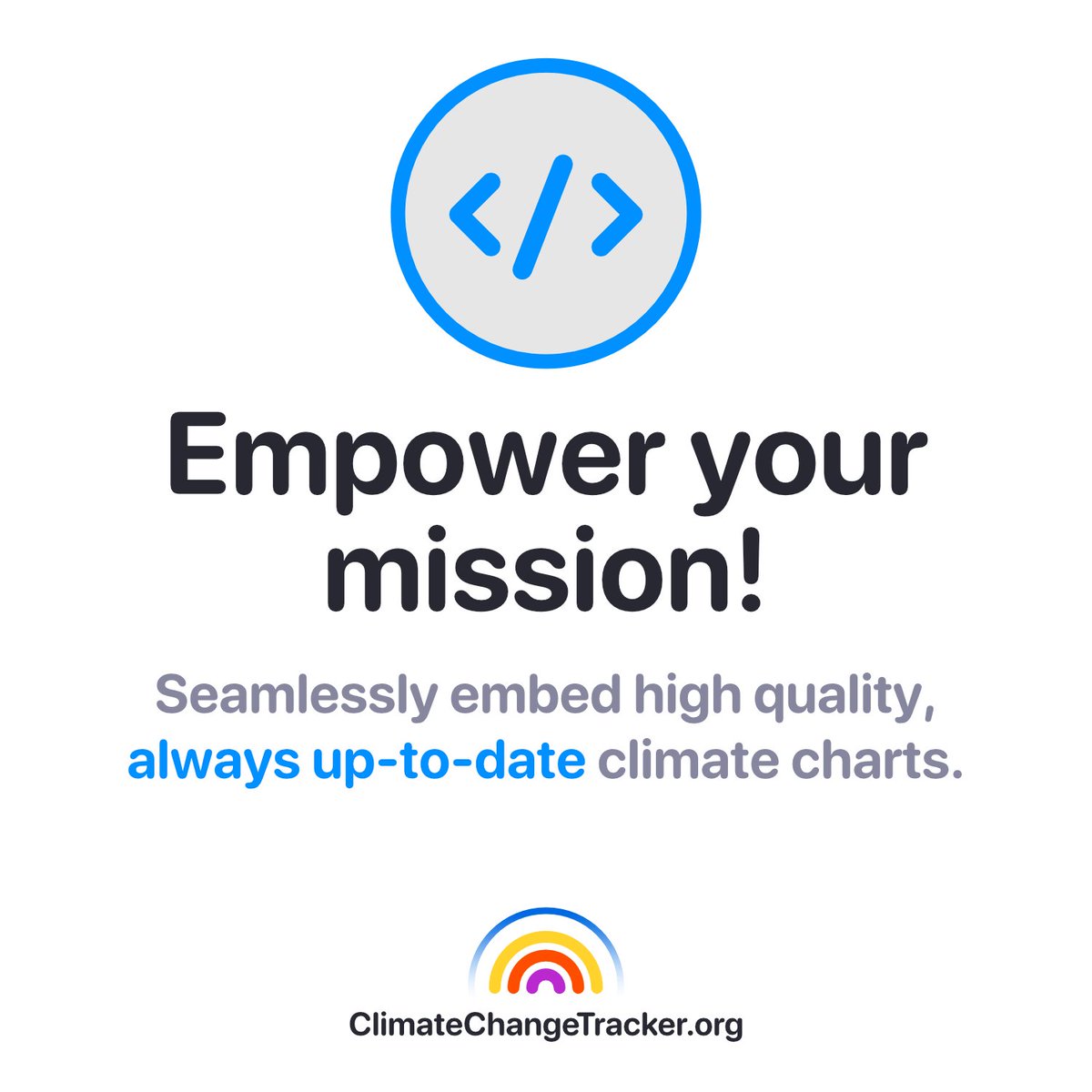 📊🌎Empower your mission! Seamlessly embed high quality, always up-to-date climate charts. 🔋Like the start-up @lun_energy: lun.energy/about 📰Like the news site @FAZ_NET: faz.net/aktuell/wissen… 👨‍🔬Like climate scientist @MtnClimRhoades: alanrhoades.com…