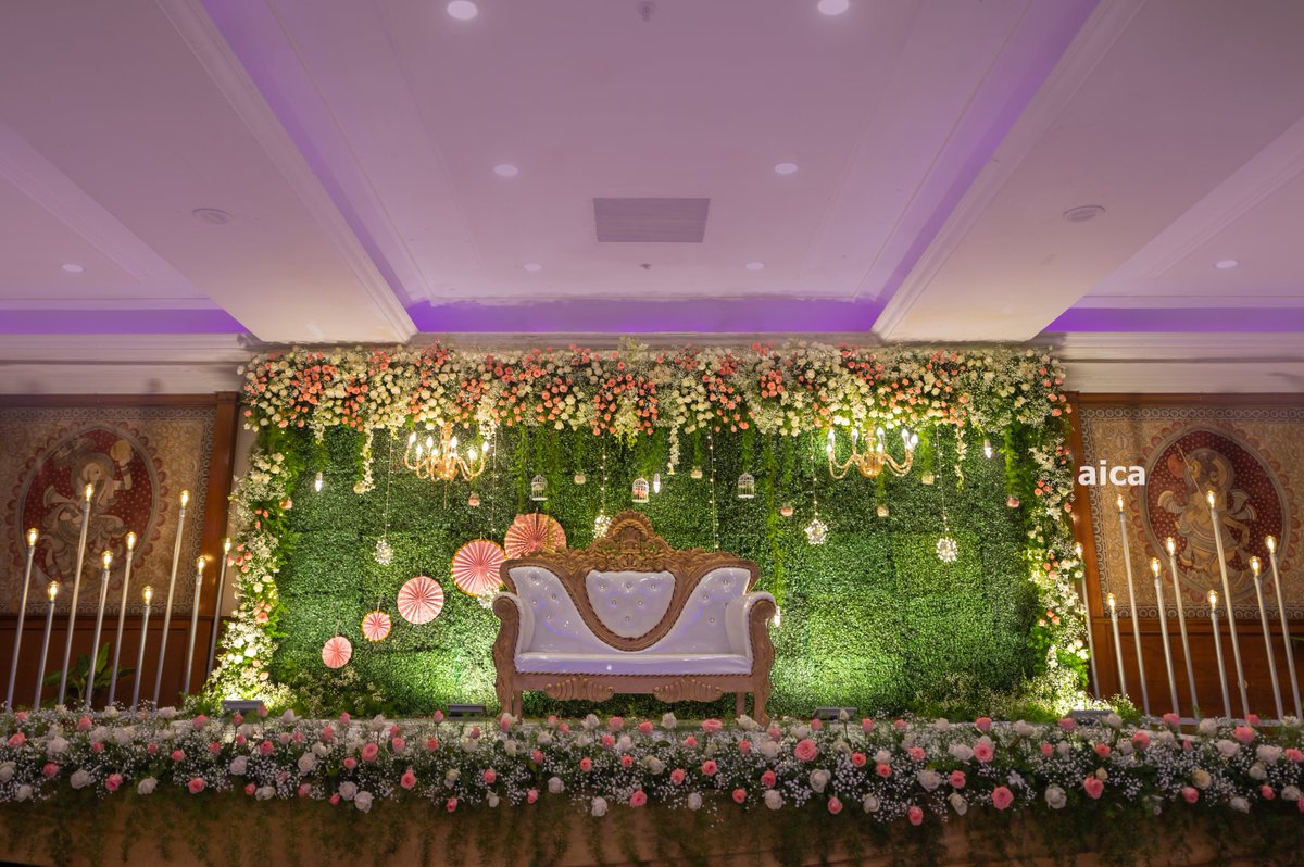 aicaevents's tweet image. The reception decor by AICA Events is a beautiful and elegant way to decorate your wedding reception. It is sure to impress your guests and create a lasting memory of your special day.
#aicaevents #Akhilagoutham #Akhilagouthamweddingdecor #reception #receptiondecoration
