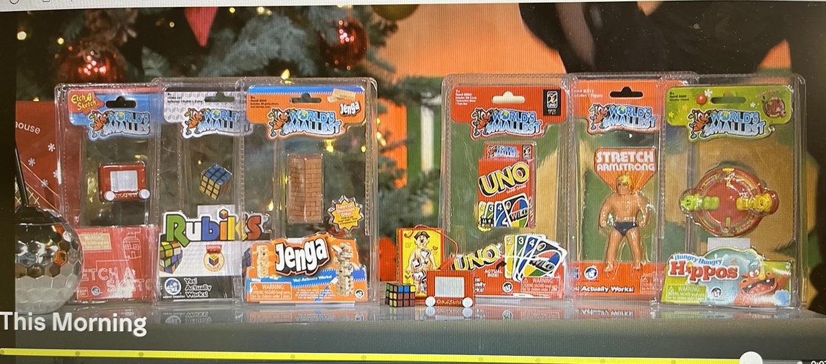 Always a celebration in the Norton PR office when an amazing piece of Xmas coverage hits! <a href="/ABGeeLtd/">ABGee Of Ripley Ltd</a> World's Smallest range featured on <a href="/thismorning/">This Morning</a> #SecretSanta Gift Guide #Xmas