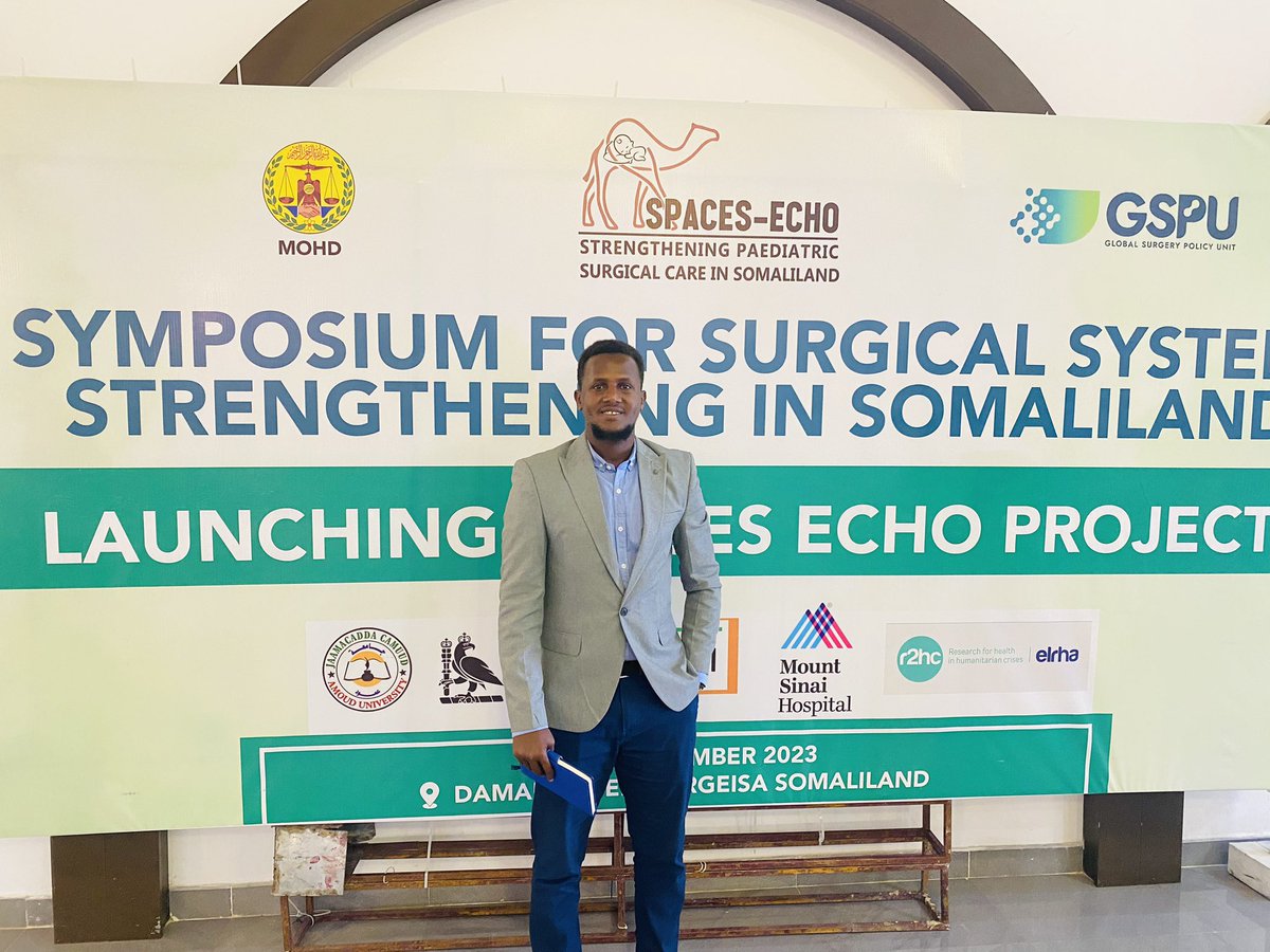 I have attended Symposium about surgical system strengthening in Somaliland. Surgical access and Surgical investment is actually in need in our community. 
#surgery #spacesecho #access #to #surgery #orthopedic #collabaration