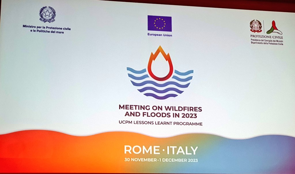 JanezLenarcic's tweet photo. In Rome today, with the 🇪🇺 civil protection family taking stock after a year of extreme weather events.
We can be proud that this year again we stood together.
But one thing is very much clear - we need to continue strengthening disaster resilience, at national and EU level. https://t.co/5PoiqUiX8D