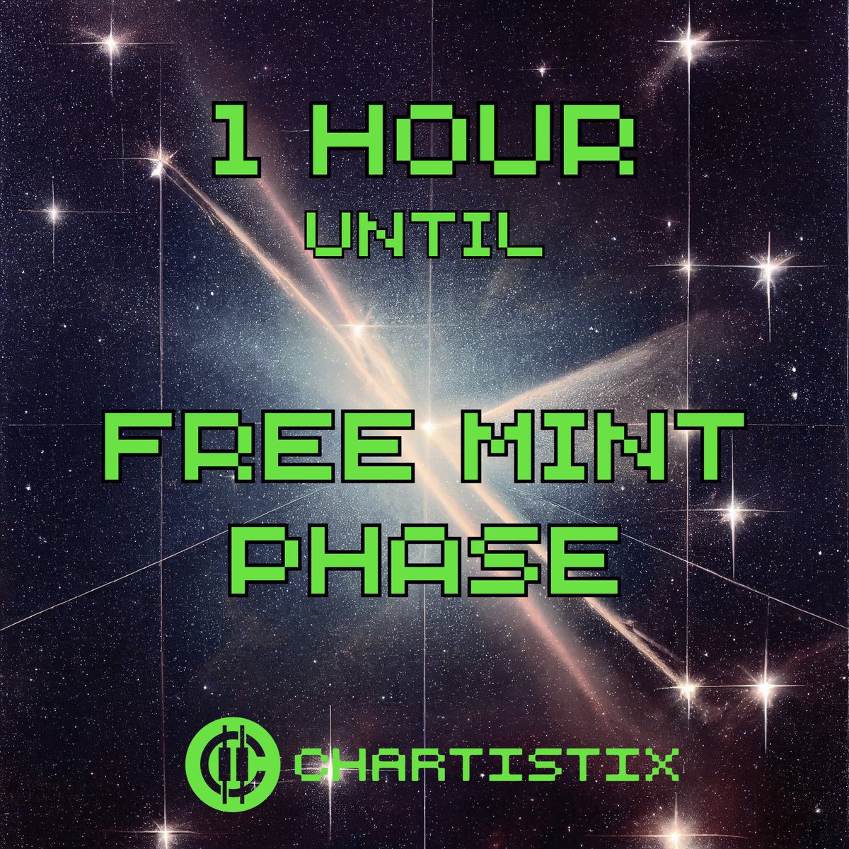 Phase 1 FREE mint will take place in 1 hour!

Free mint winners - #NFT will be airdropped to your wallets! 

Stay tuned and follow for updates: <a href="/chartistix/">Chartistix cNFT</a>

CHXerz, assemble! 📢