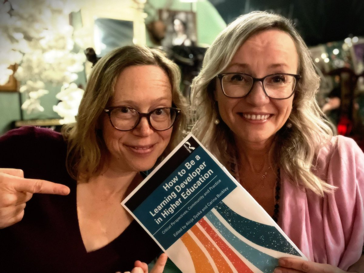 aldinhe_LH's tweet photo. 📢Dr Alicja Syska &amp; Dr Carina Buckley introduce their new publication📔How to be a Learning Developer in Higher Education: Critical Perspectives, Community and Practice https://t.co/vT8oGzSwP1 Order with 25% off #BlackFriday https://t.co/ls2ckgKD43 #How2BeLDbook #LoveLD https://t.co/CEGwTXIV8P